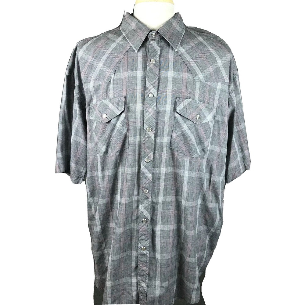 Falcon Bay Western Clothing Shirt Big &‎ Tall Size 2XLT Vintage 80s Rodeo Cowboy
